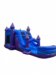 HH Purple Paradise LEFT removebg preview 1717262437 Purple Paradise Bounce House & Waterslide Combo